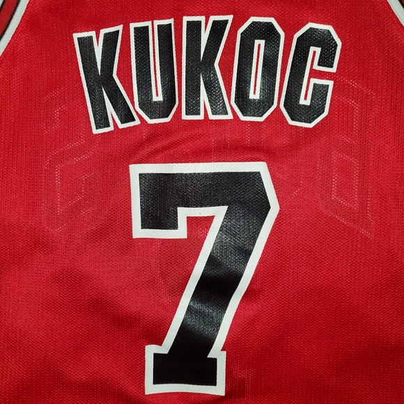 Vintage Toni Kukoc Chicago Bulls Red Jersey - Picture 5 of 9